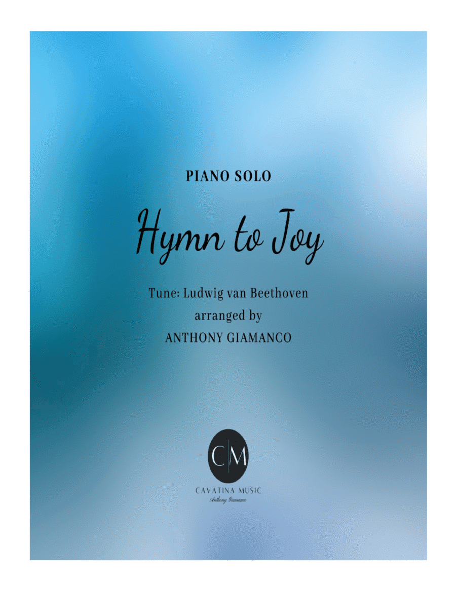 HYMN TO JOY - piano solo (arr. Anthony Giamanco)