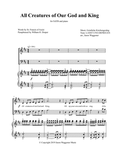 All Creatures of Our God and King (arr. Jason Waggoner)