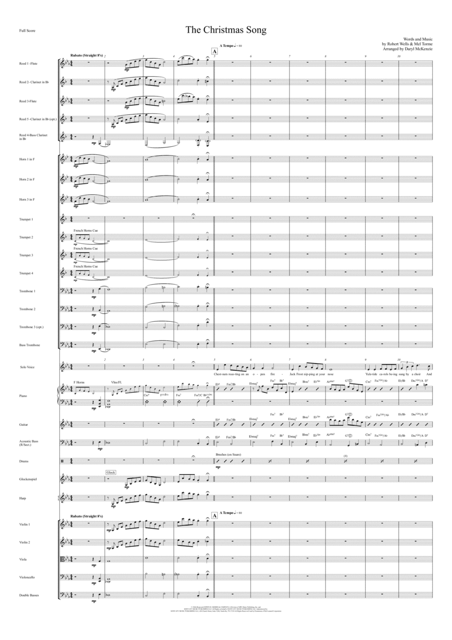 The Christmas Song (chestnuts Roasting On An Open Fire) (arr. Daryl McKenzie)