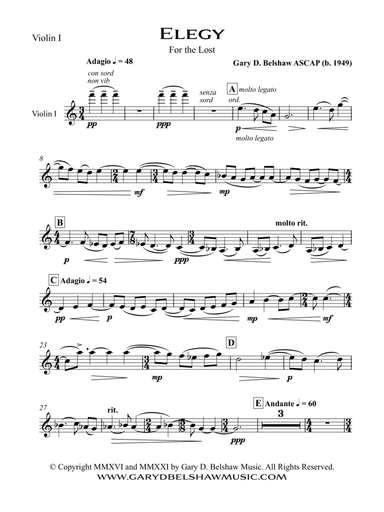 Elegy for the Lost PARTS 14/12/10/10/8