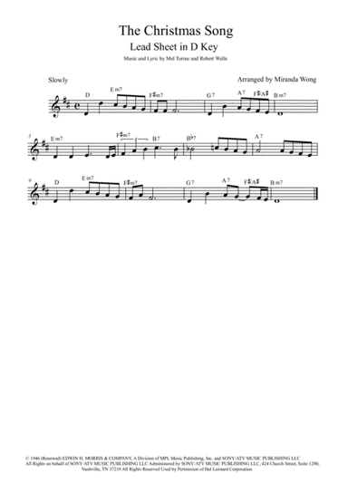The Christmas Song (Chestnuts Roasting On An Open Fire) (arr. Miranda Wong)
