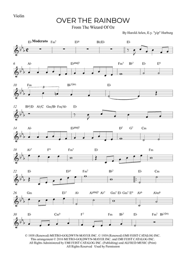 Over The Rainbow (arr. Alex Nunes Rodrigues)