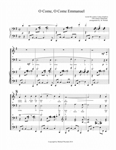 O Come, O Come Emmanuel (arr. Michael Woytiuk)