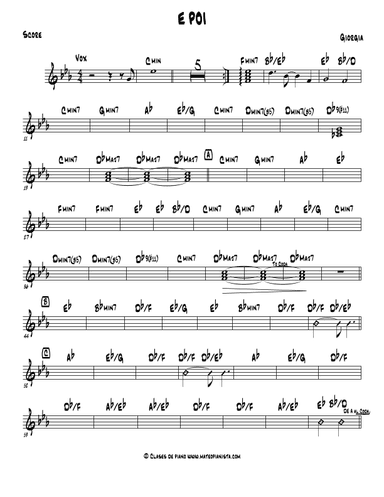 E Poi (arr. Mateo Aguilar)