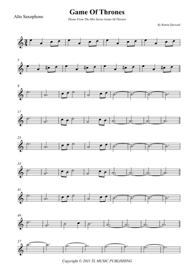 Game Of Thrones (arr. Wesley S. SIlva)