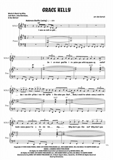 Grace Kelly (arr. Sebastian Farrall)