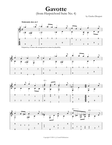 Gavotte (from Harpsichord Suite No. 4) (arr. Mark Phillips)