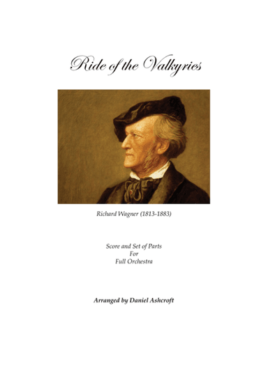Wagner's Ride of the Valkyries - Score and Parts (arr. Daniel Ashcroft)
