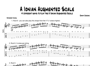 A Ionian Augmented Scale (4 Ways to Play)