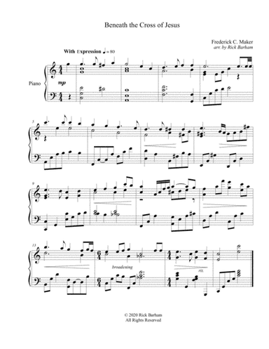 Beneath the Cross of Jesus (arr. Rick Barham)
