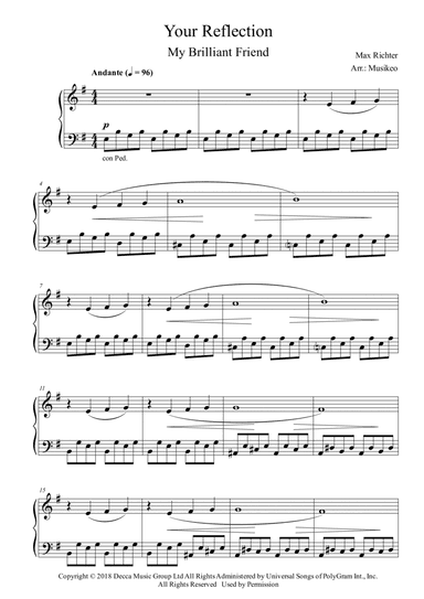 Your Reflection (arr. Musikeo)