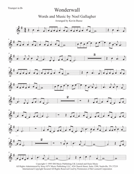 Wonderwall (arr. Kevin Busse)