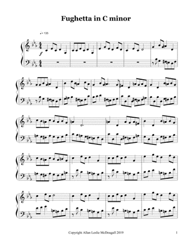 Fughetta in C minor