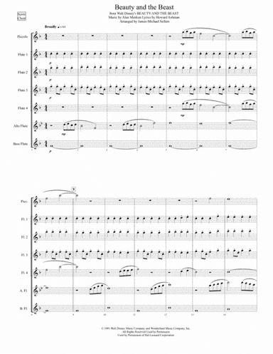 Beauty And The Beast (arr. James-Michael Sellers)