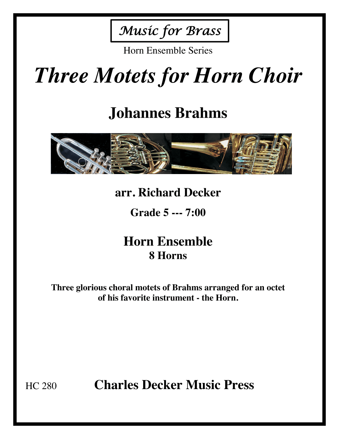 Three Motets for Horn Octet (arr. Richard Decker)