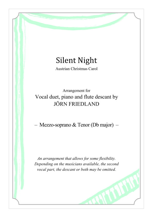 Silent Night (arr. Jörn Friedland)