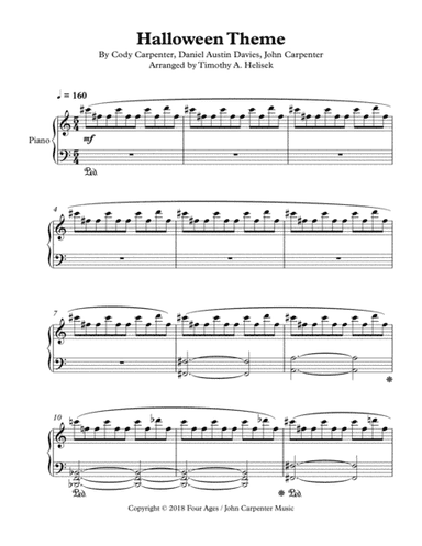 Halloween Theme (arr. Timothy A. Helisek)