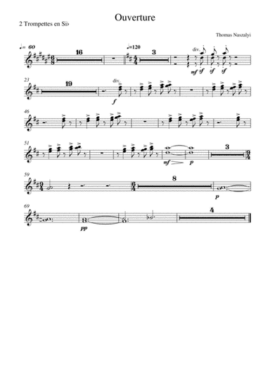 Ouverture/Trumpet PART