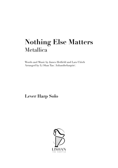 Nothing Else Matters (arr. lishantheharpist)