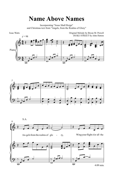 Name Above Names (arr. Bryan M. Powell)
