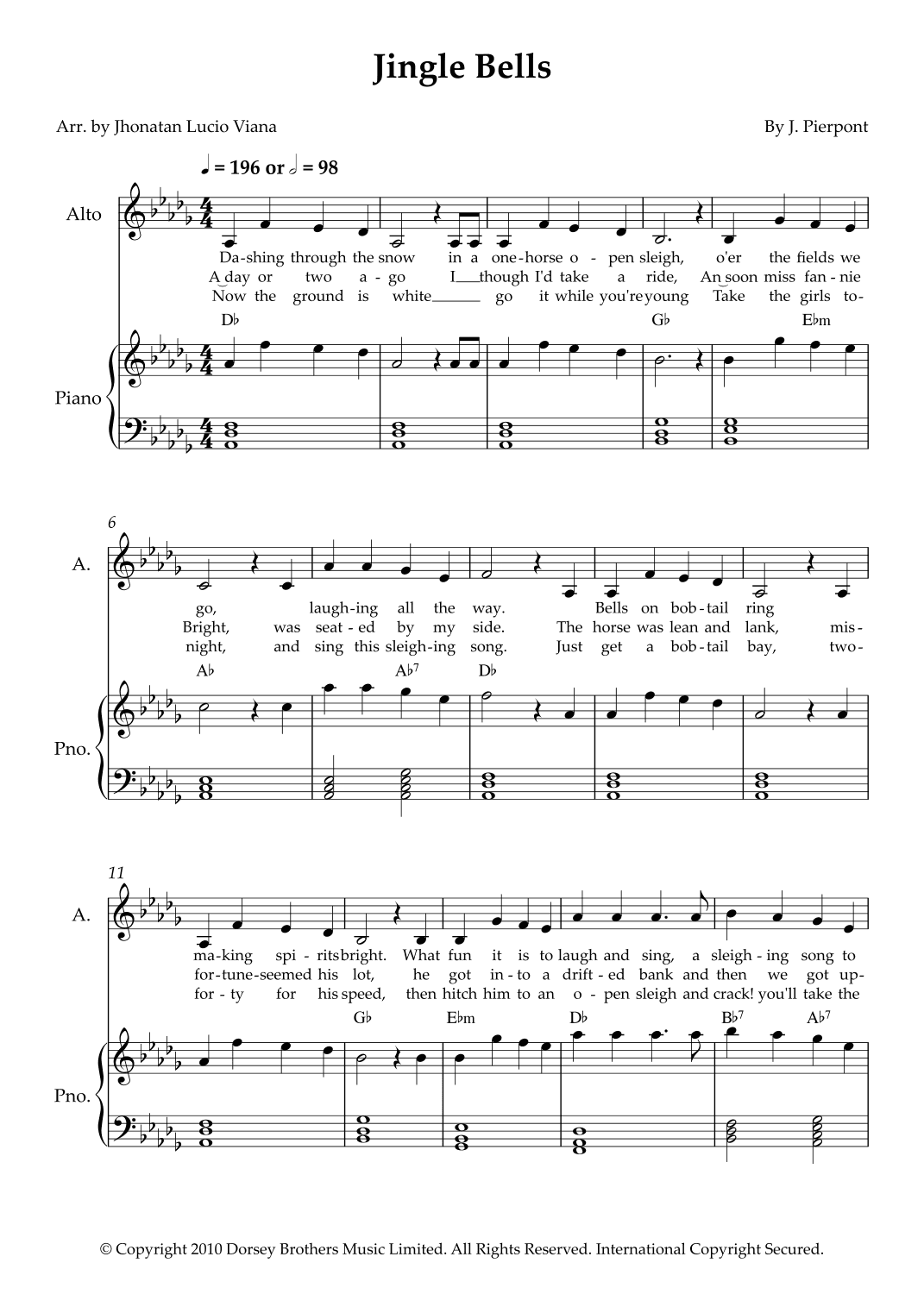 Jingle Bells (arr. Jhonatan Lucio Viana)
