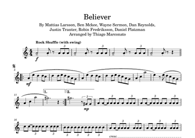Believer (arr. Thiago Marconato)
