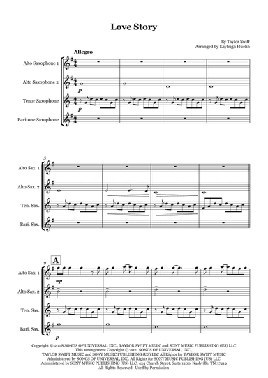 Love Story (arr. Kayleigh Huelin)