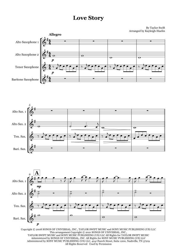 Love Story (arr. Kayleigh Huelin)