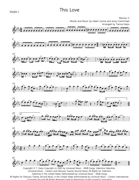 This Love (arr. Tianna Heppner)