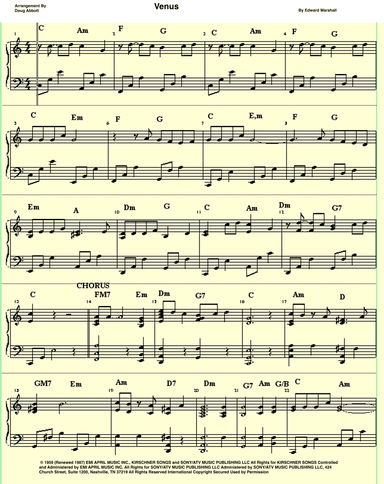 Venus (arr. Doug Abbott)