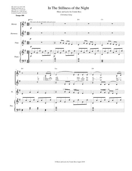 In the Stillness of the Night - Christmas song