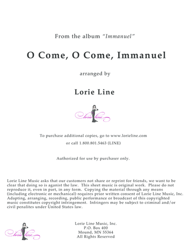 O Come, O Come, Immanuel (arr. Lorie Line)