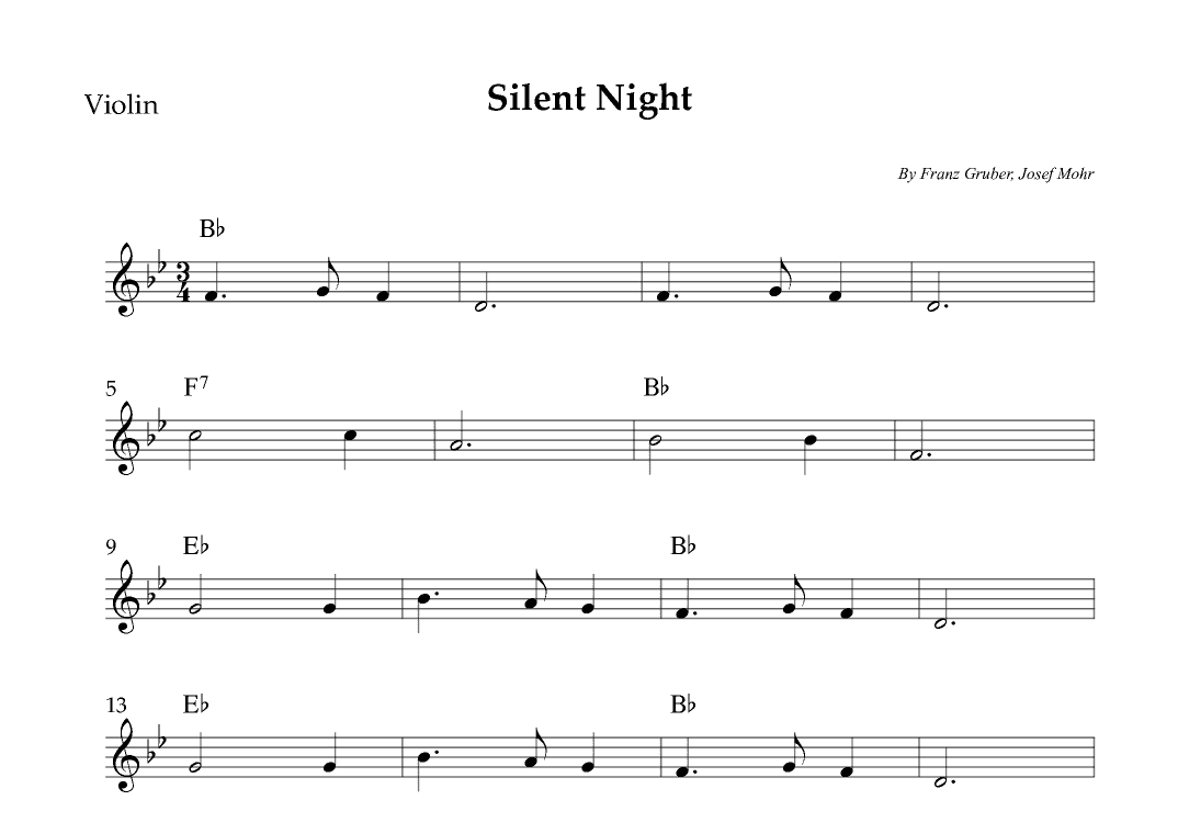 Silent Night (arr. Wesley S. SIlva)