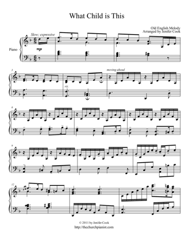 What Child is This (arr. Jenifer Lynn Cook)
