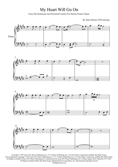 My Heart Will Go On (love Theme From 'titanic') (arr. Karen Gueiros)