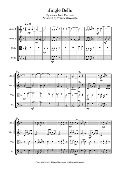 Jingle Bells (arr. Thiago Marconato)