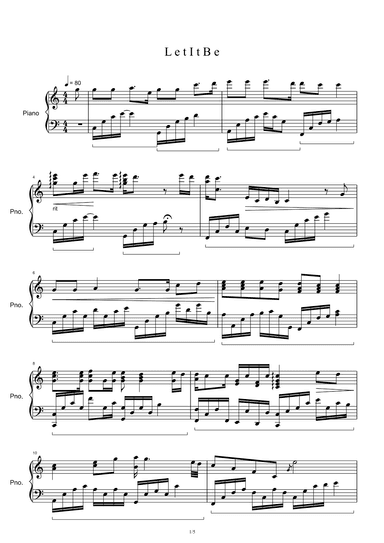 Let It Be (arr. The Beatles)