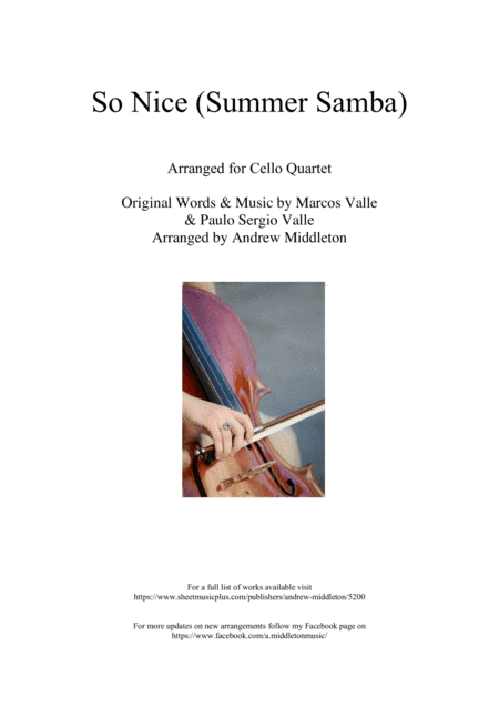 So Nice (summer Samba) (arr. Andrew Middleton)