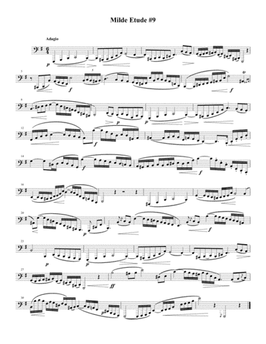 The third in a set of etudes originally for bassoon, arranged for bass trombone. (arr. Philip Brink)