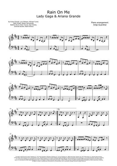 Rain On Me (arr. Antje Günther)