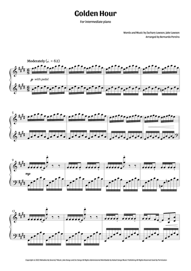 Golden Hour (arr. Bernardo Pereira)