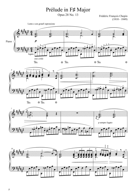 Prelude Op.28, No.13 (arr. Thomas Jancso)