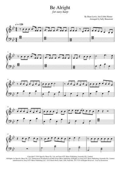 Be Alright (arr. Sally Beaumont)