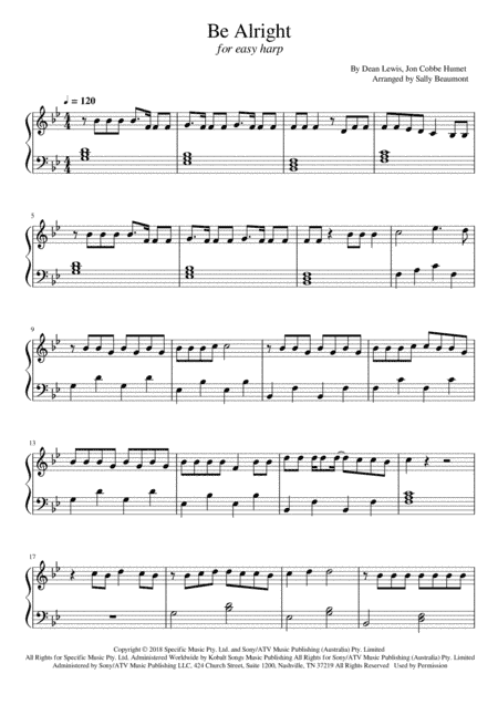 Be Alright (arr. Sally Beaumont)