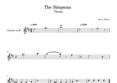 Theme From The Simpsons (arr. E.P)
