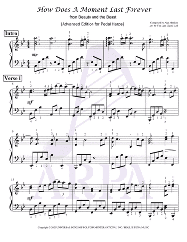 Beauty And The Beast (arr. Yee Lam (Elam) LAI)