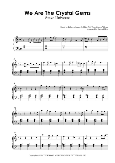 We Are The Crystal Gems (arr. Gabriel Melo)