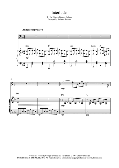 Interlude (arr. Kaiserin Rebecca)