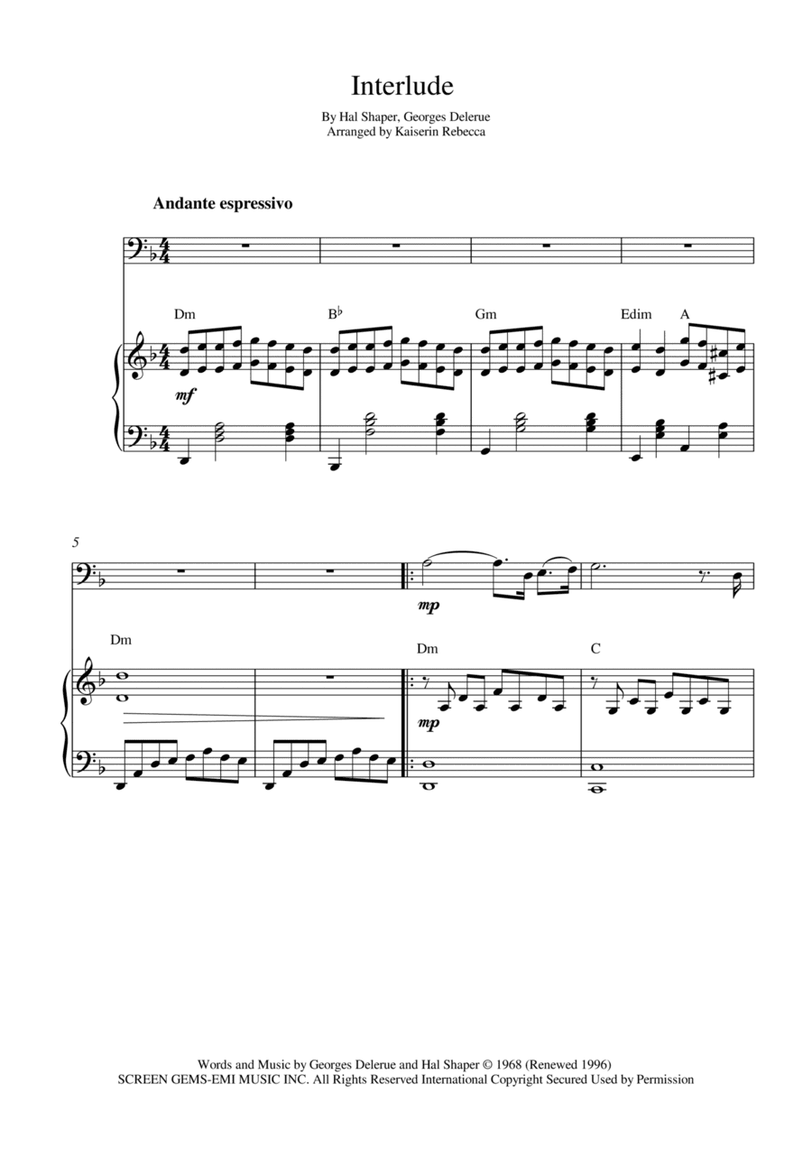 Interlude (arr. Kaiserin Rebecca)