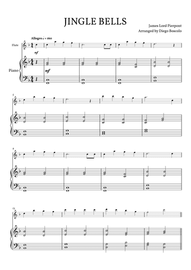 Jingle Bells (arr. Diego Boscolo)